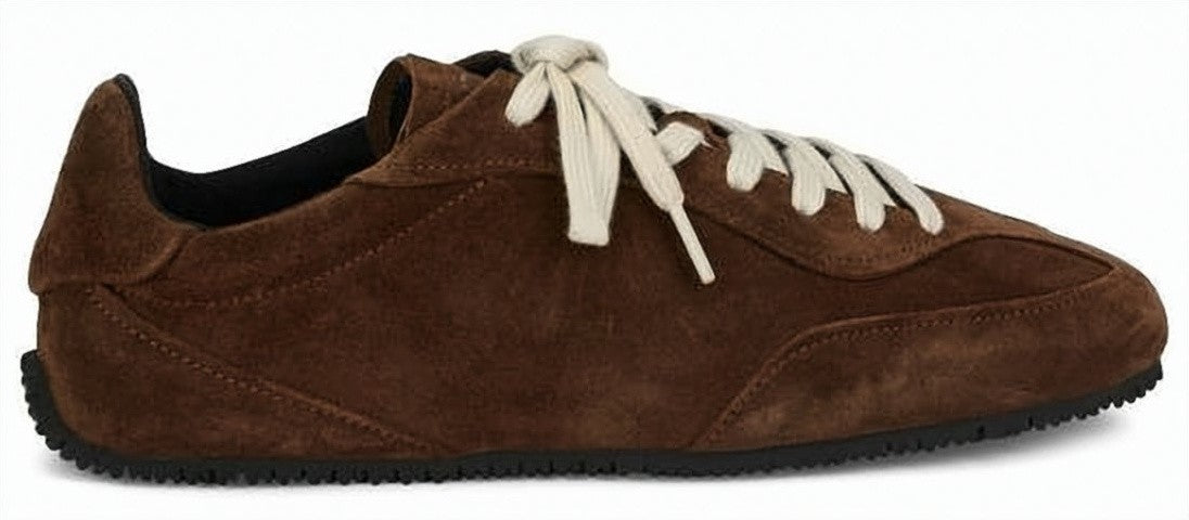 Axel Arigato Suede Low-Profile Sneakers With Textured Rubber Sole
