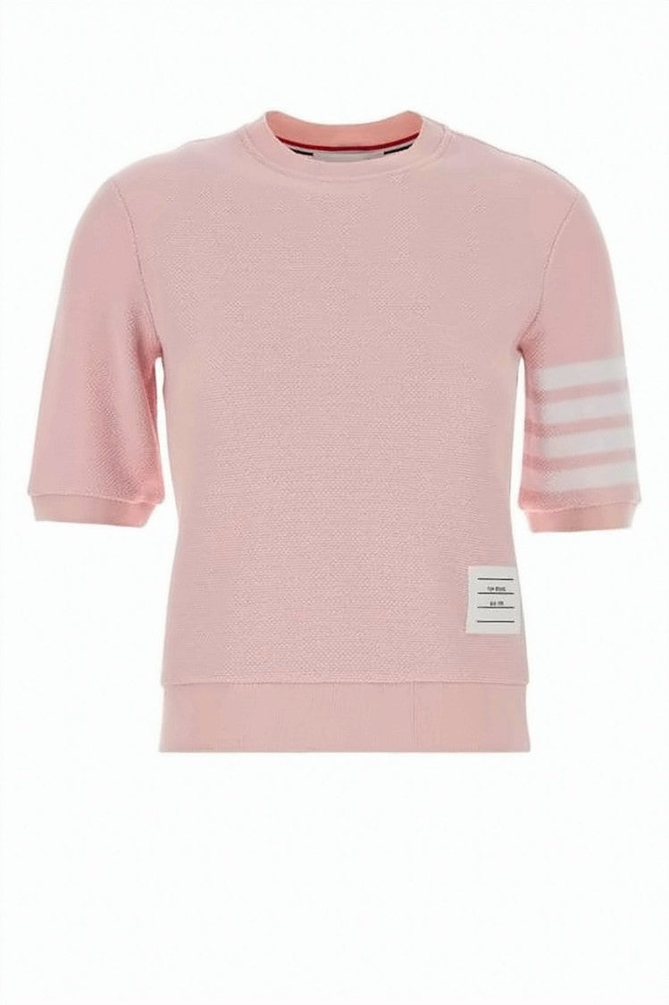 Thom Browne Textured Cotton Piqué Short-Sleeve Top