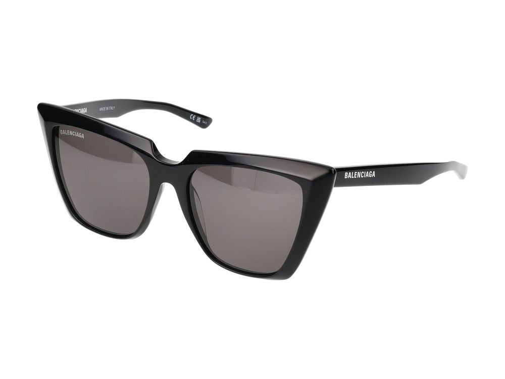 Balenciaga Black Bb0046s Acetate Oversized Square Frame Sunglasses