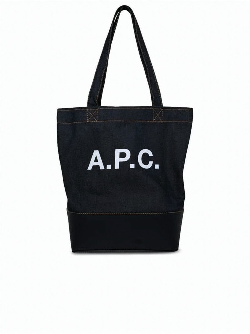 A.P.C. Structured Tote Bag With Contrasting Textures