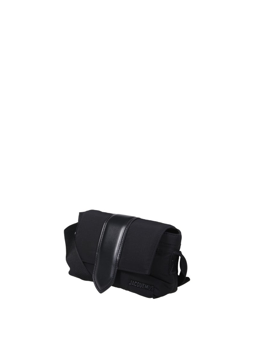 Jacquemus Compact Nylon Messenger Bag With Adjustable Shoulder Strap