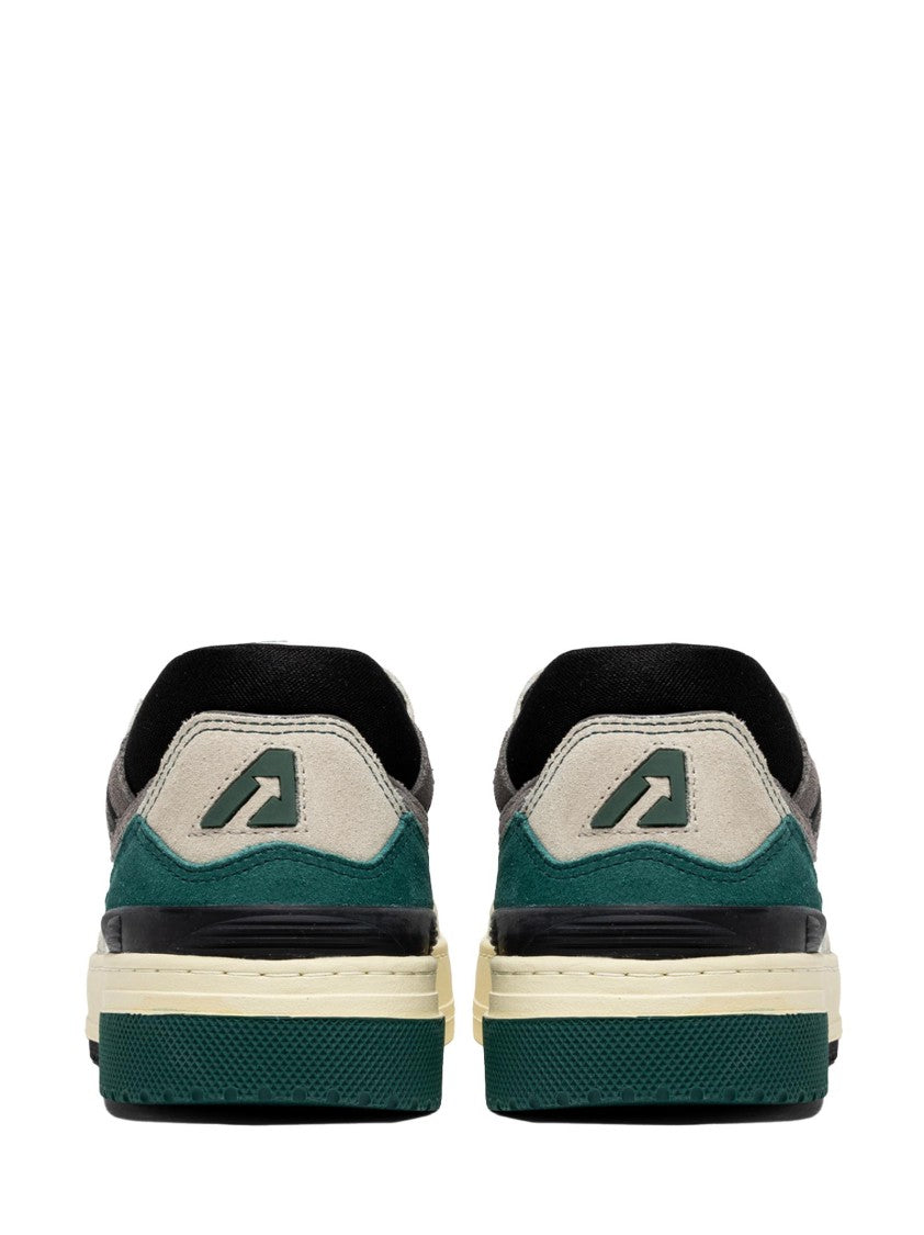 Autry White Sneakers With Green