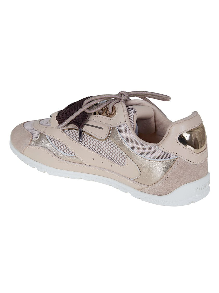 Pinko Yulia 01 Lightweight Sneakers With Padded Heel And Chic Accents