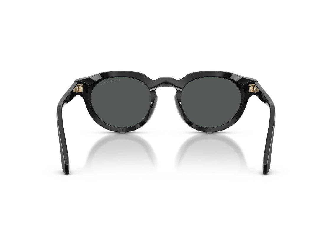 Giorgio Armani Gold 0Ar8255u Acetate Geometric Round Sunglasses