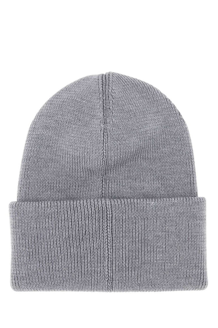 Canada Goose Classic Grey Hat With Structured Crown And Curved Brim