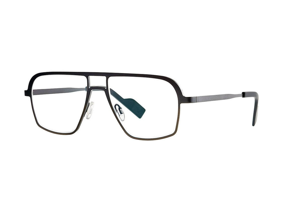 Theo Eat Double Bridge Oversized Square Sunglasses
