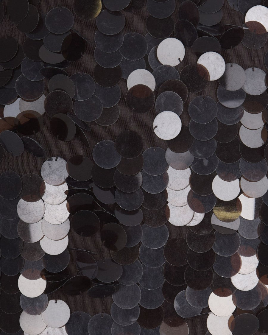 P.A.R.O.S.H. Long Skirt With Dark Brown Sequins