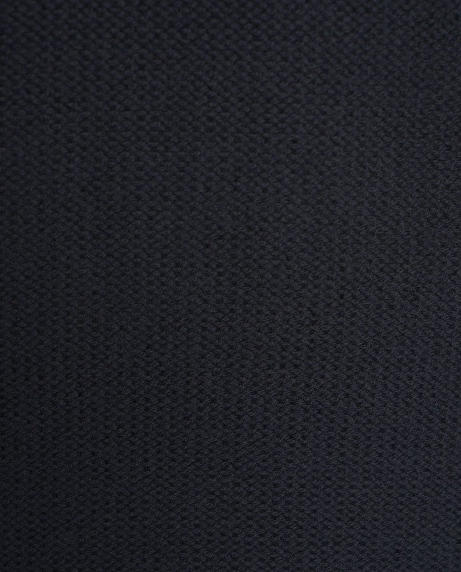 Hannes Roether Fine Knit Wool Sweater With Classic Crew Neck