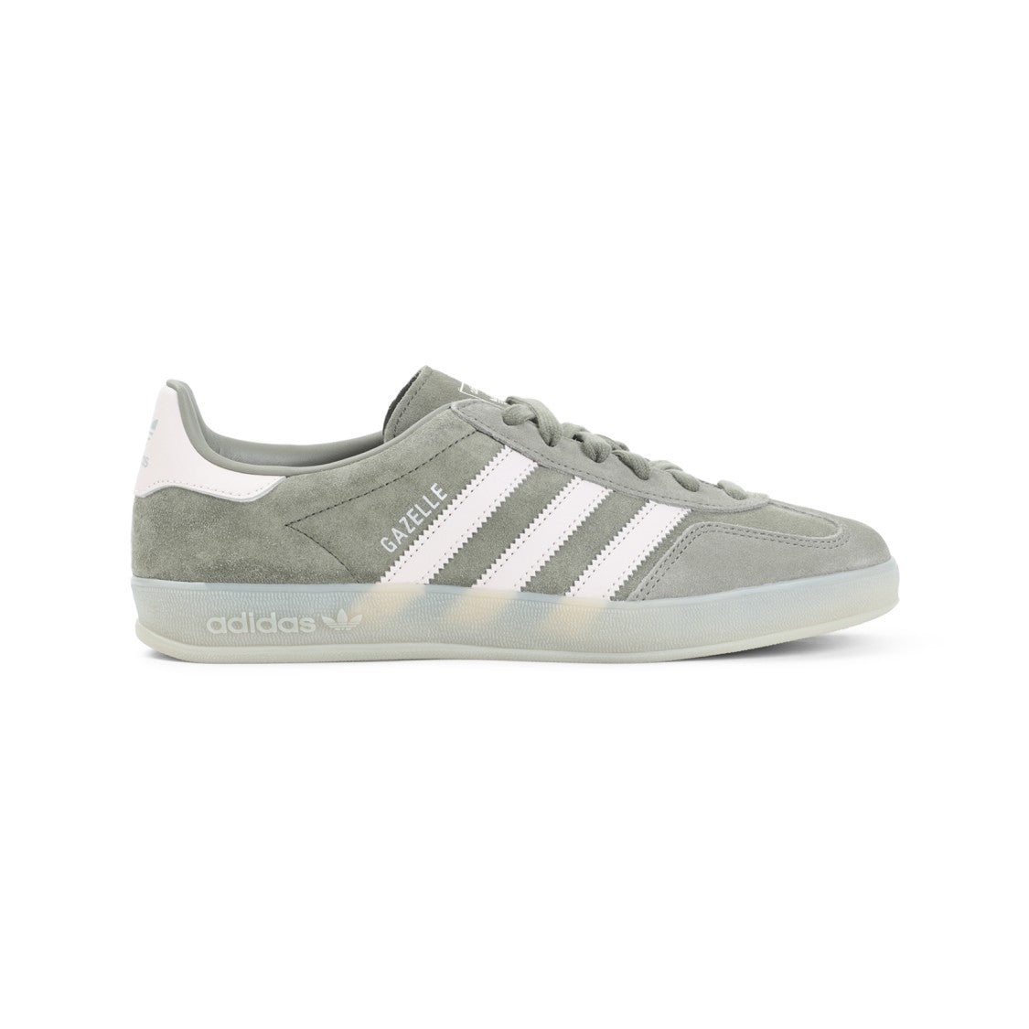 Adidas Low-Top Sneakers In Soft Green Suede