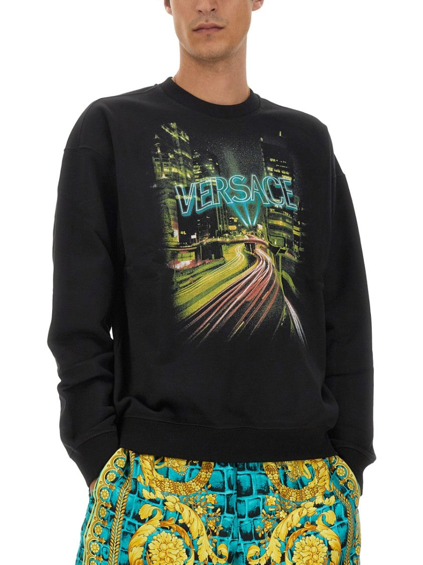 Versace Sweatshirt With Logo