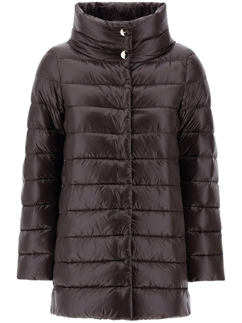 Herno Amelia Quilted High Collar Down Jacket