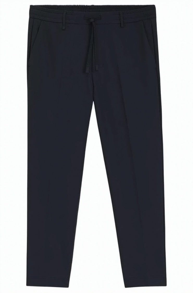 Hugo Boss Slim Tapered Casual Pants With Drawstring Waistband
