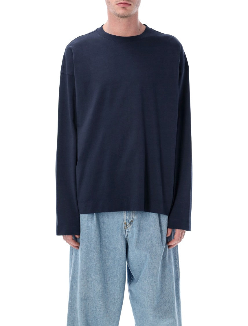 Dries Van Noten Relaxed-Fit Long-Sleeved T-Shirt With Classic Crew Neckline