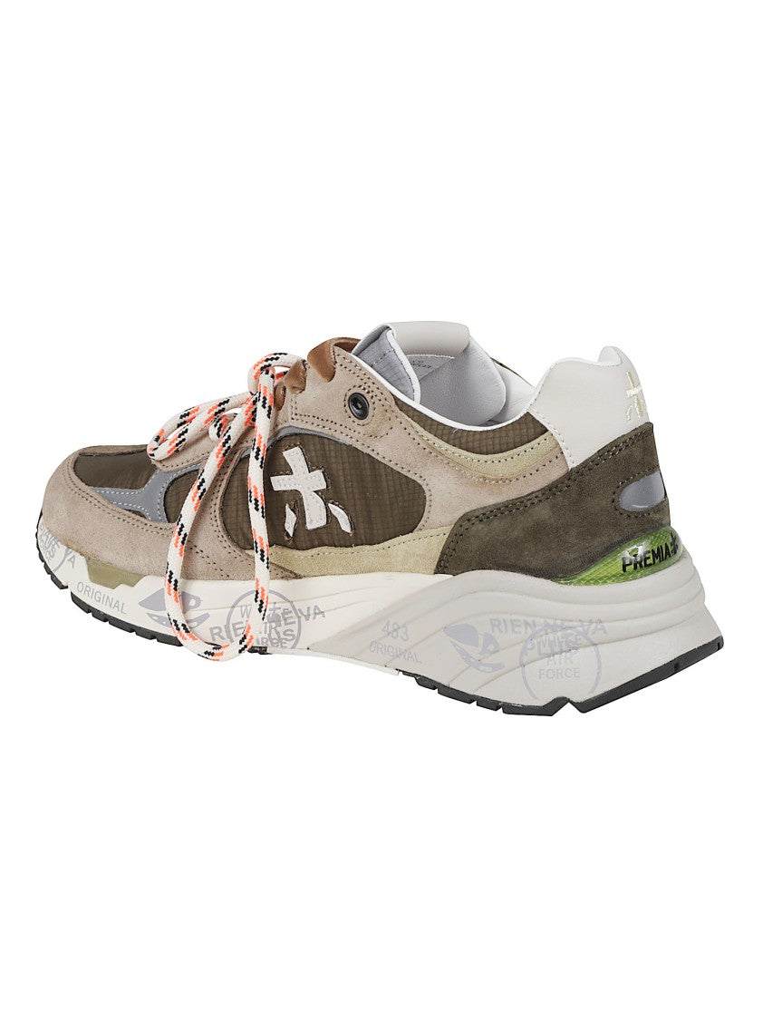 Premiata Mased Layered Polyamide-Blend Sneakers