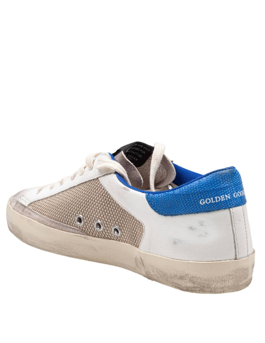Golden Goose Super Star Sneakers In Suede And Fabric