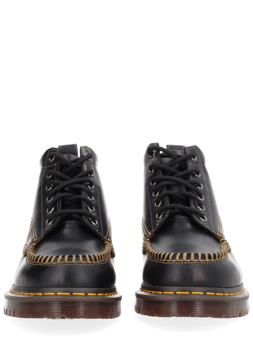 Dr. Martens Black Lowell Contrast Boots
