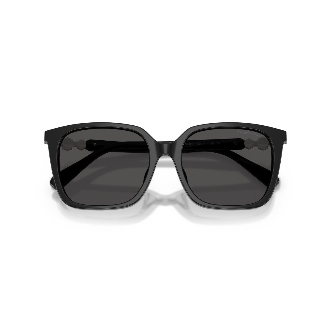 Swarovski 0Sk6053d Square Frame Acetate Sunglasses With Crystal Embellishments