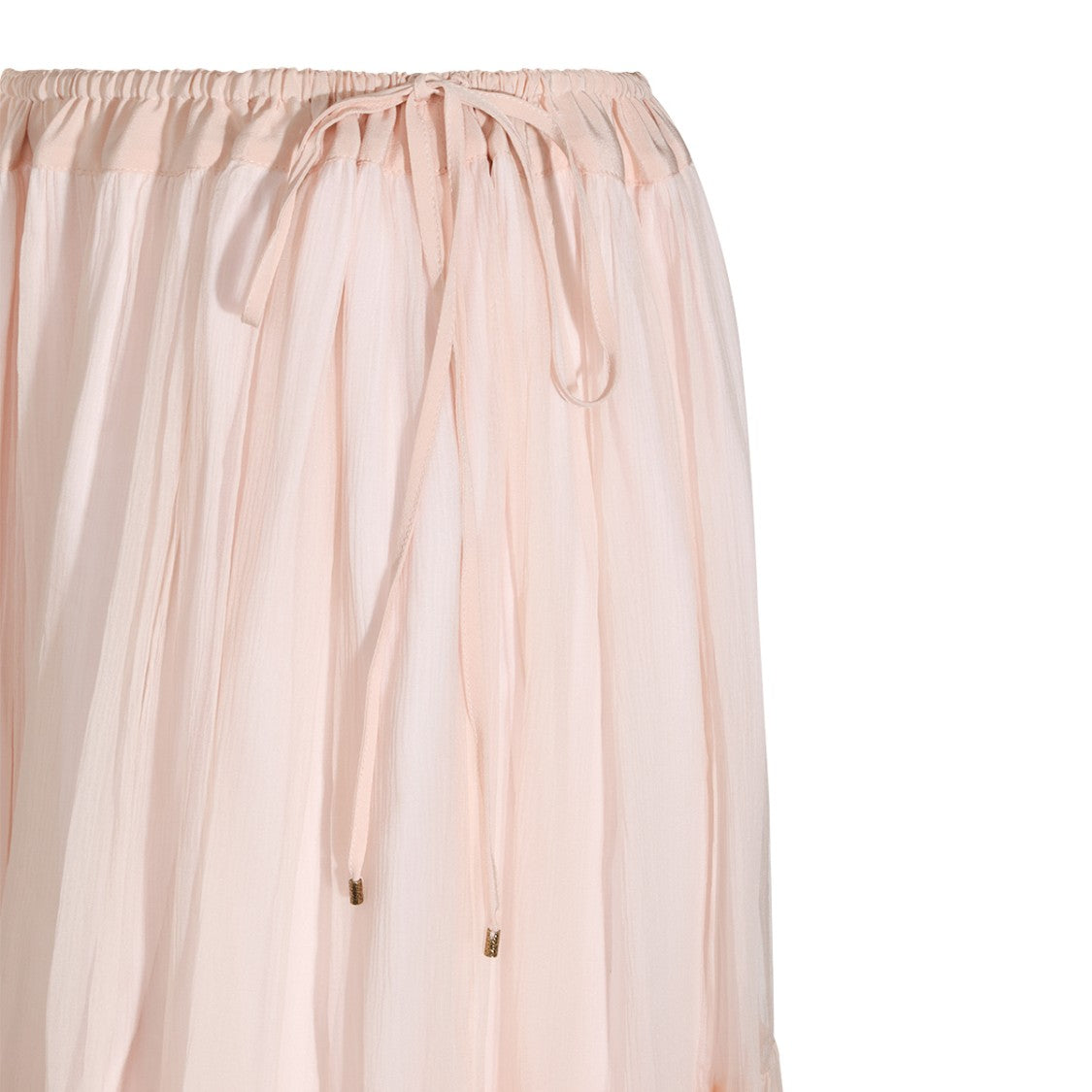 Chloé Tiered Ruffle Midi Skirt