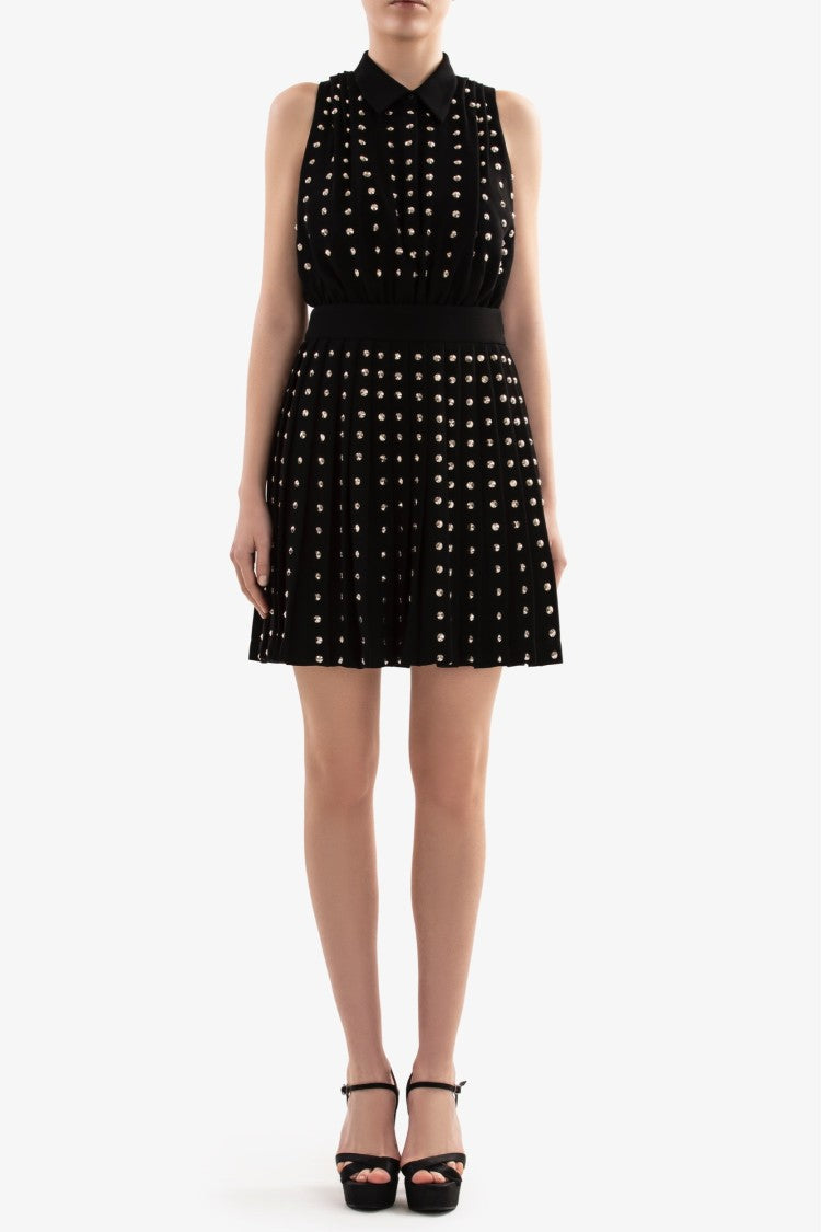 Saiid Kobeisy Beaded Tennis Skirt