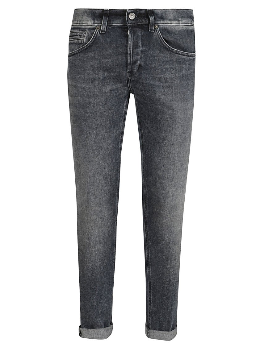 Dondup Slim Fit Blue Trousers