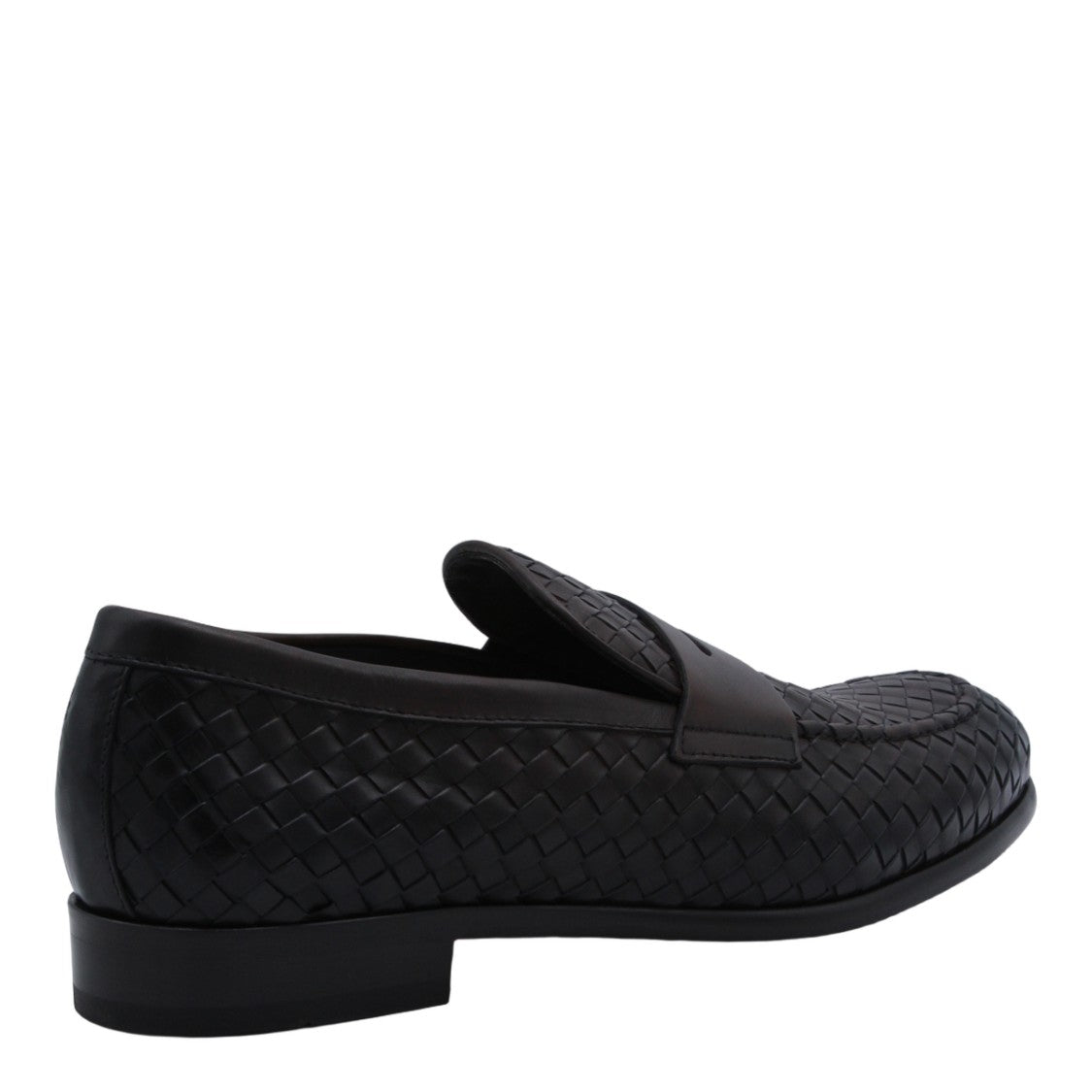 Doucal's Brown Polished Flat Shoes