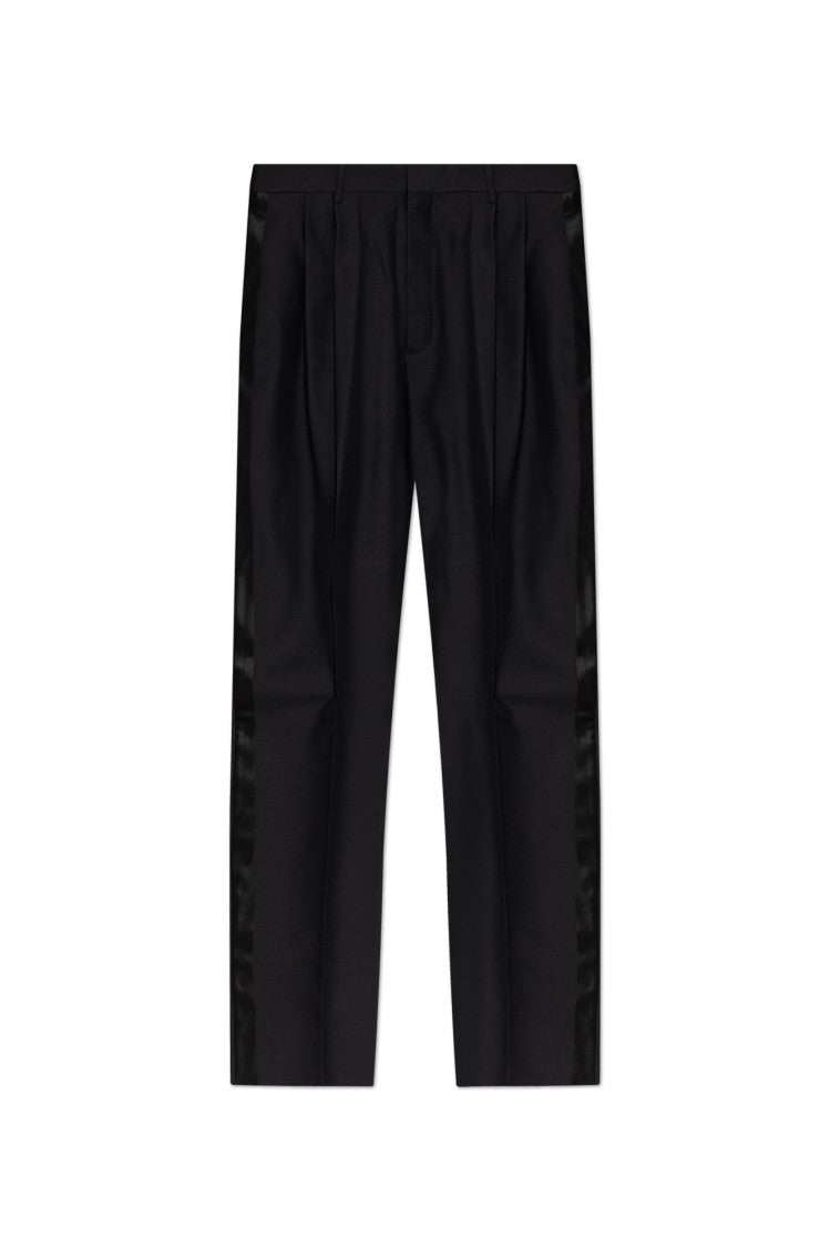 Dsquared2 Straight-Leg Trousers With Satin Side Stripes