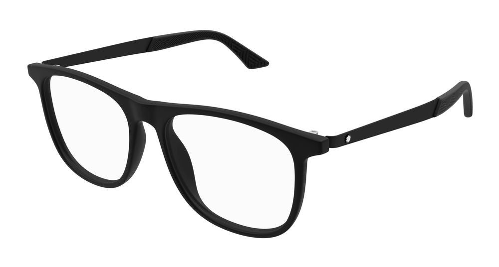 Montblanc Eyeglasses Mb0332o 001 Black Black Transparent 55/17/150