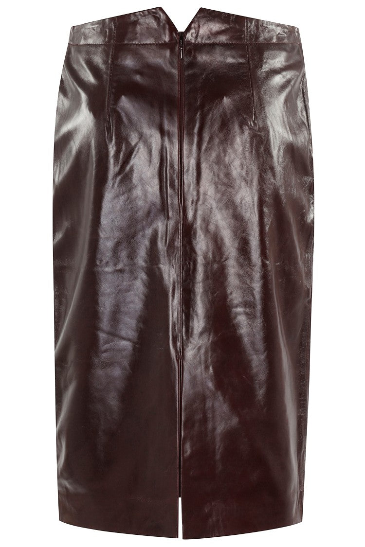 Remain Midi Leather Skirt