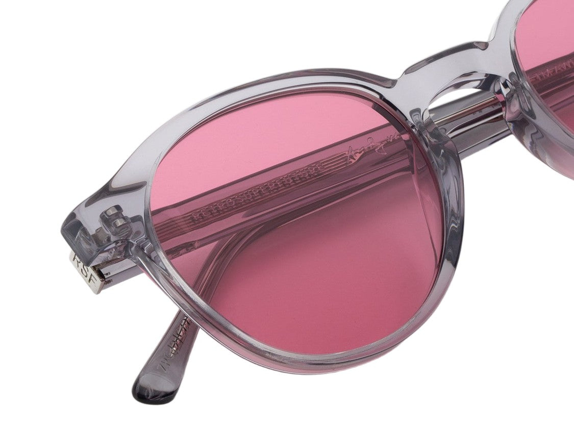 Retrosuperfuture Pink The Warhol Translucent Acetate Sunglasses