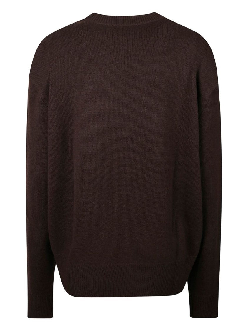 The Frankie Shop Relaxed Fit Merino Wool-Cashmere Sweater