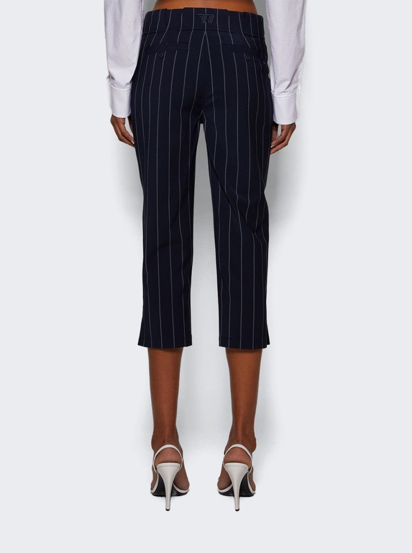 Alexander Wang Baseball Capri Pants - Navy And Grey