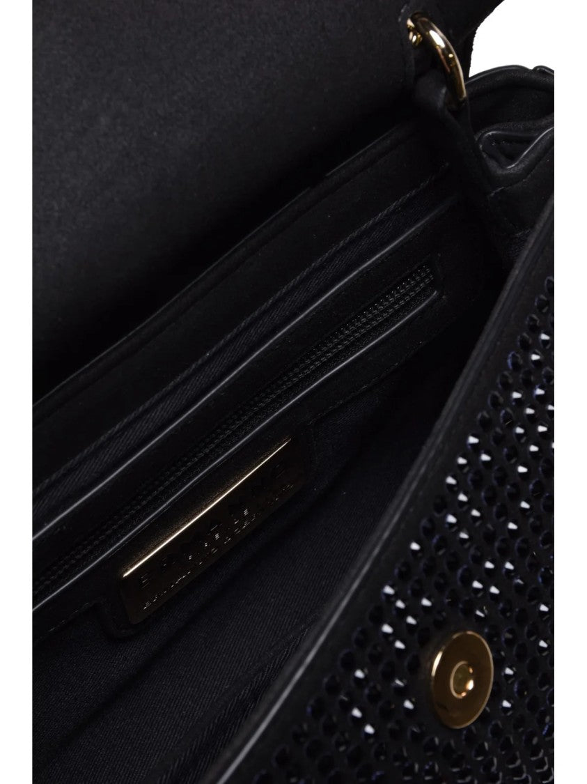 Ermanno Firenze Black Polyurethane Verly Shoulder Bag