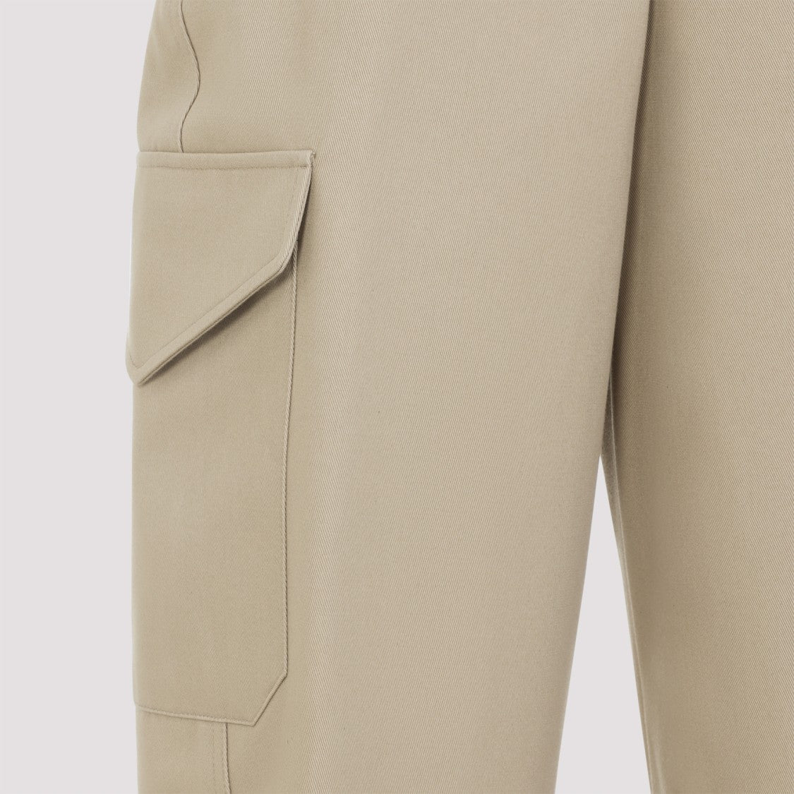 Givenchy Beige Cotton And Wool Pants