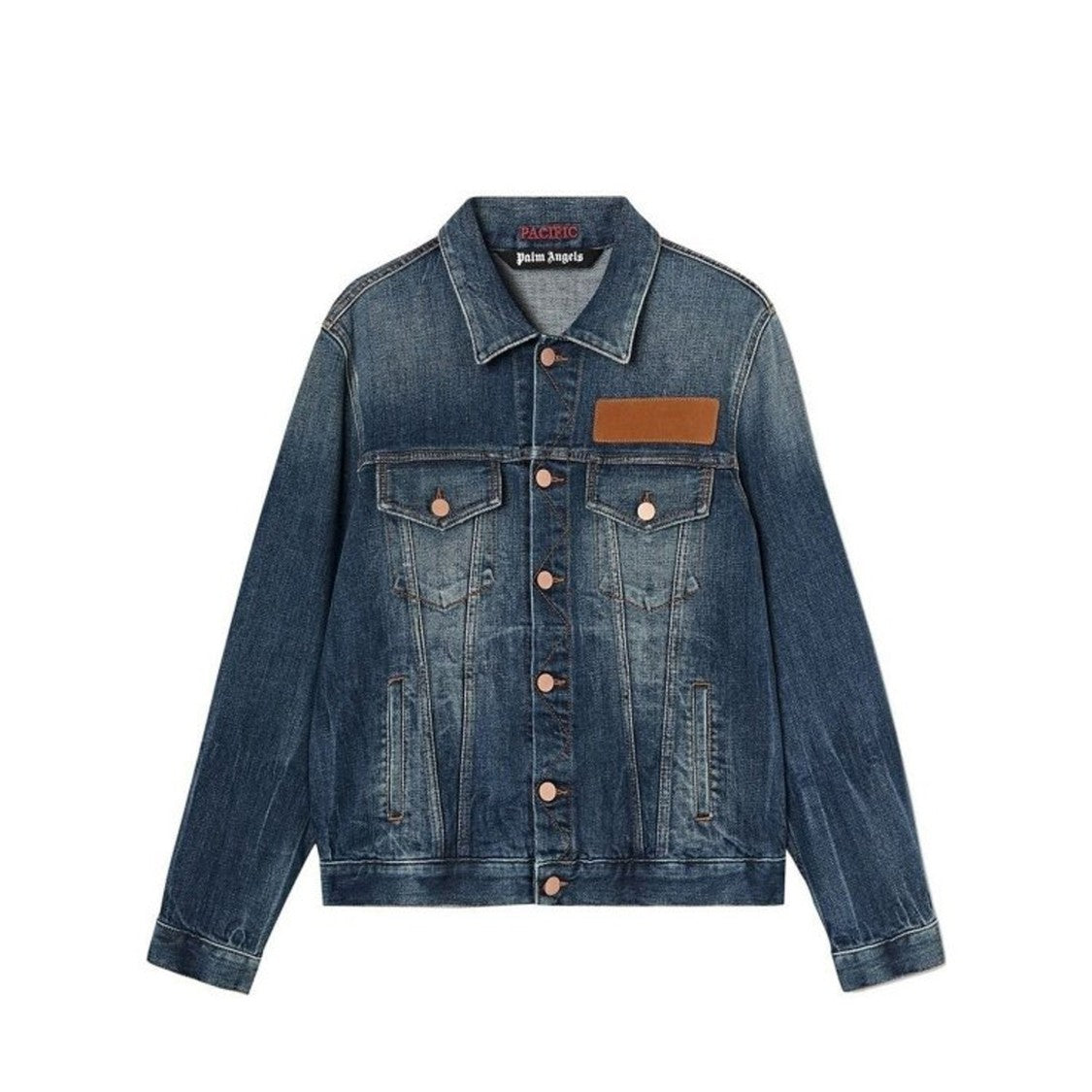 Palm Angels Blue Denim Jacket
