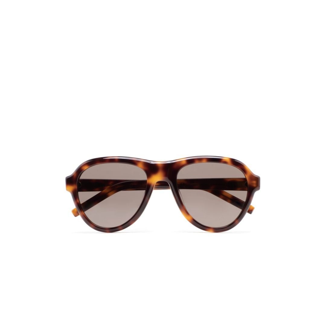 Kaleos Lester Aviator Sunglasses With Tortoiseshell Frame And Glossy Finish