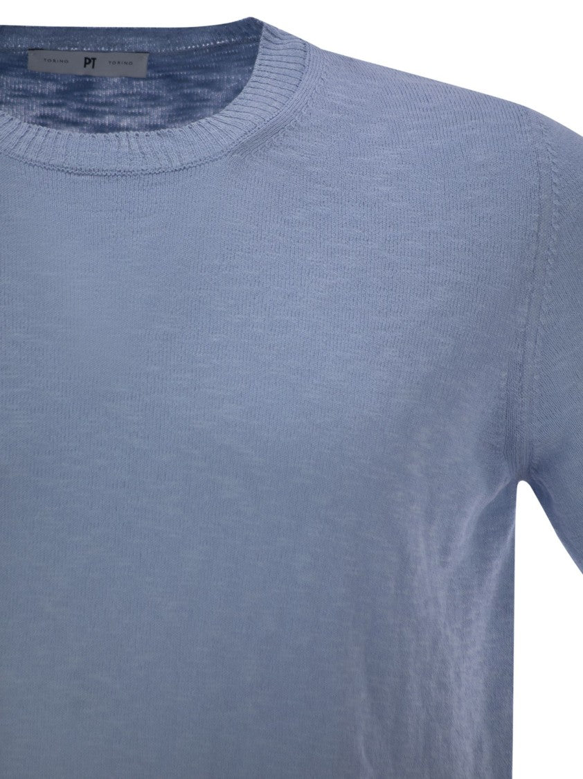 Pt Torino Crew-Neck Short-Sleeved Cotton Jersey