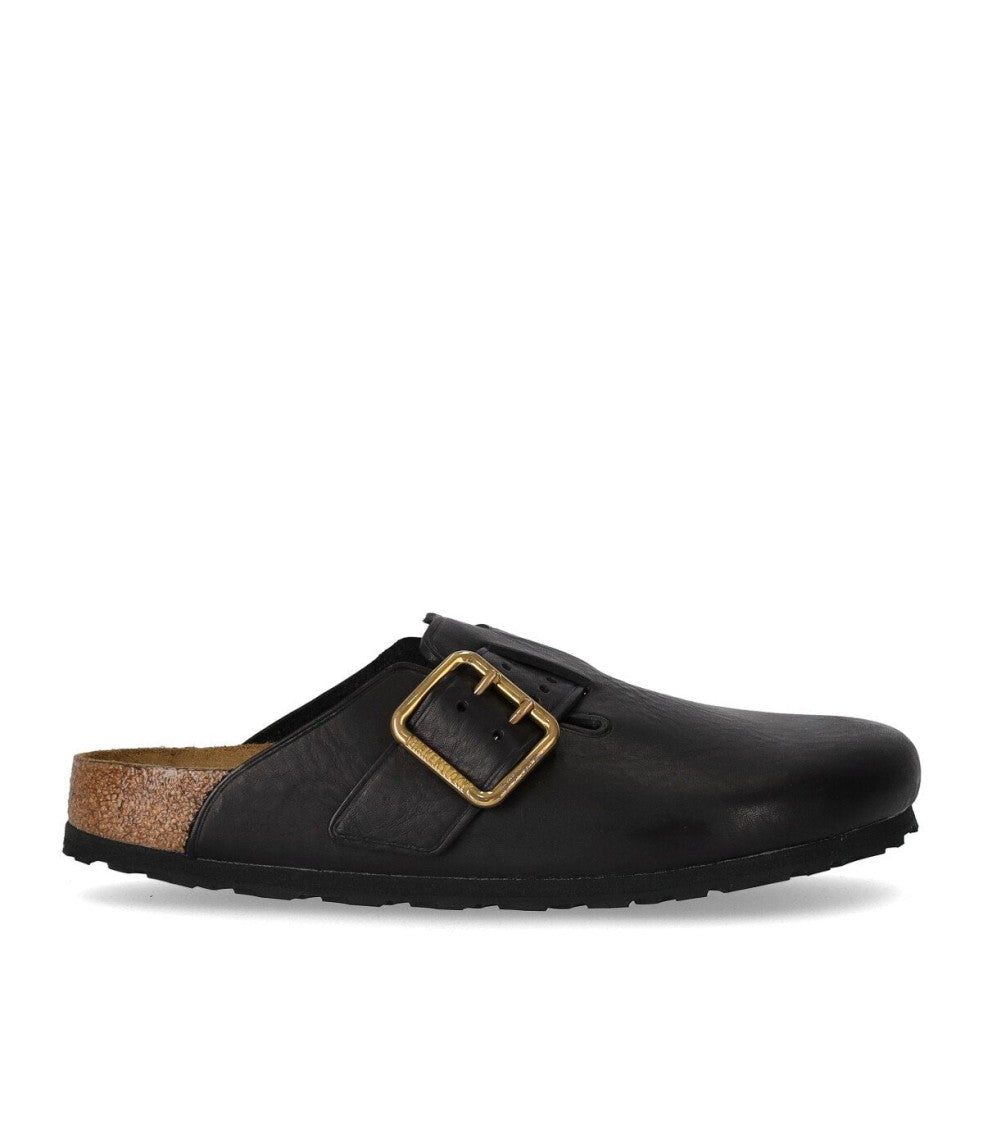 Birkenstock Boston Bold Gap Black Clog