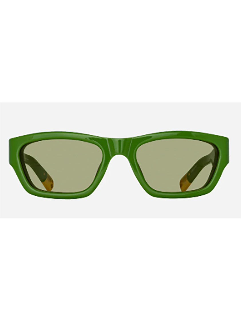 Jacquemus Geometric Green Acetate Meridiano Sunglasses
