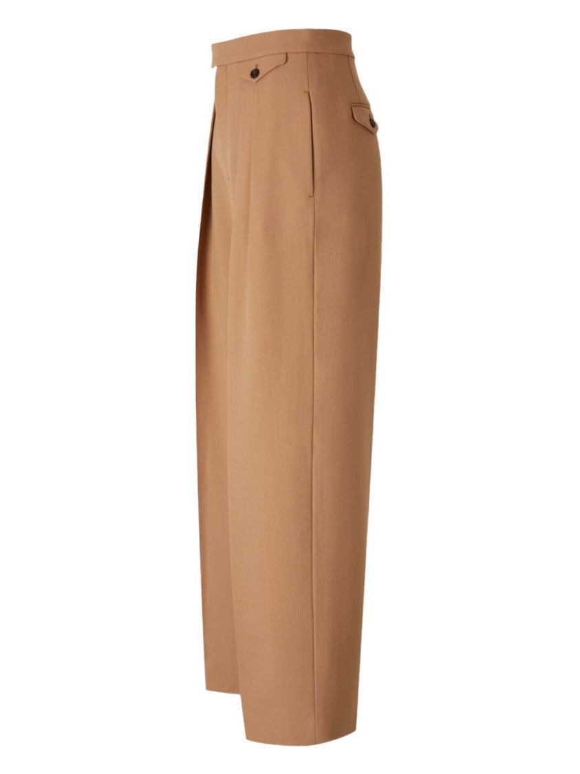 Chloé Tailored Wool Trousers With High Waist