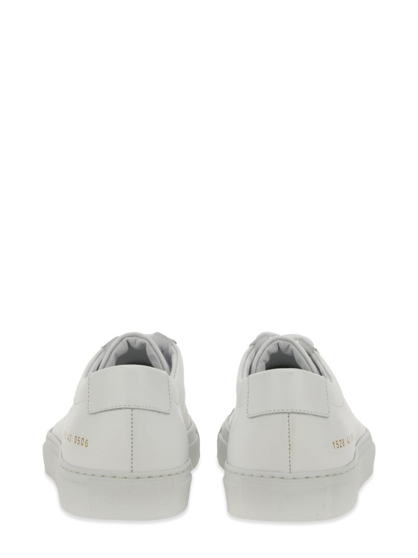 Common Projects White Low Achilles Original Leather Sneakers