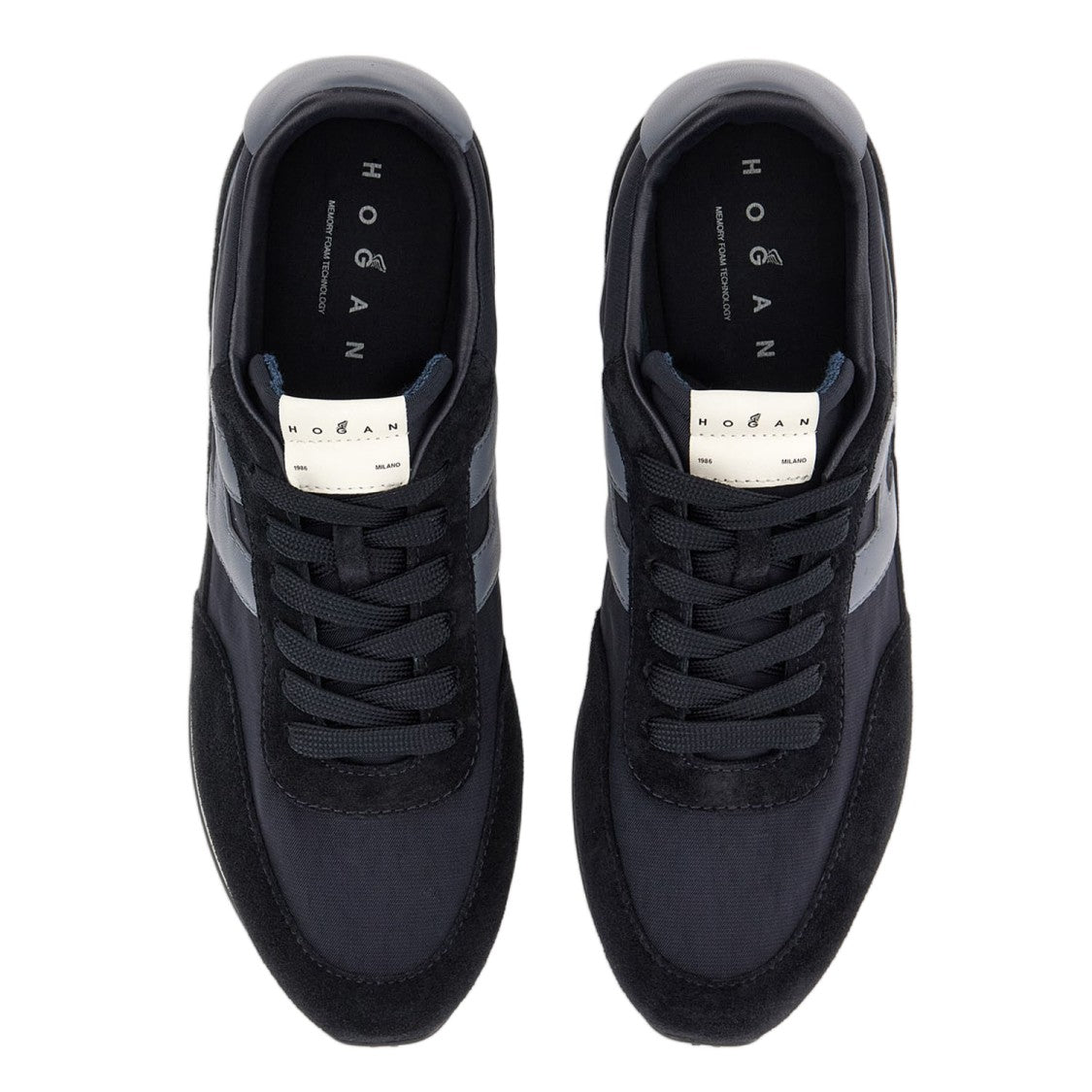 Hogan Nylon And Leather Sneakers