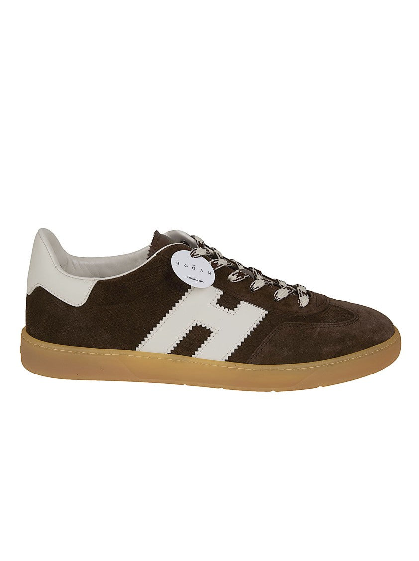 Hogan Low-Top Sneakers With Amber Rubber Sole