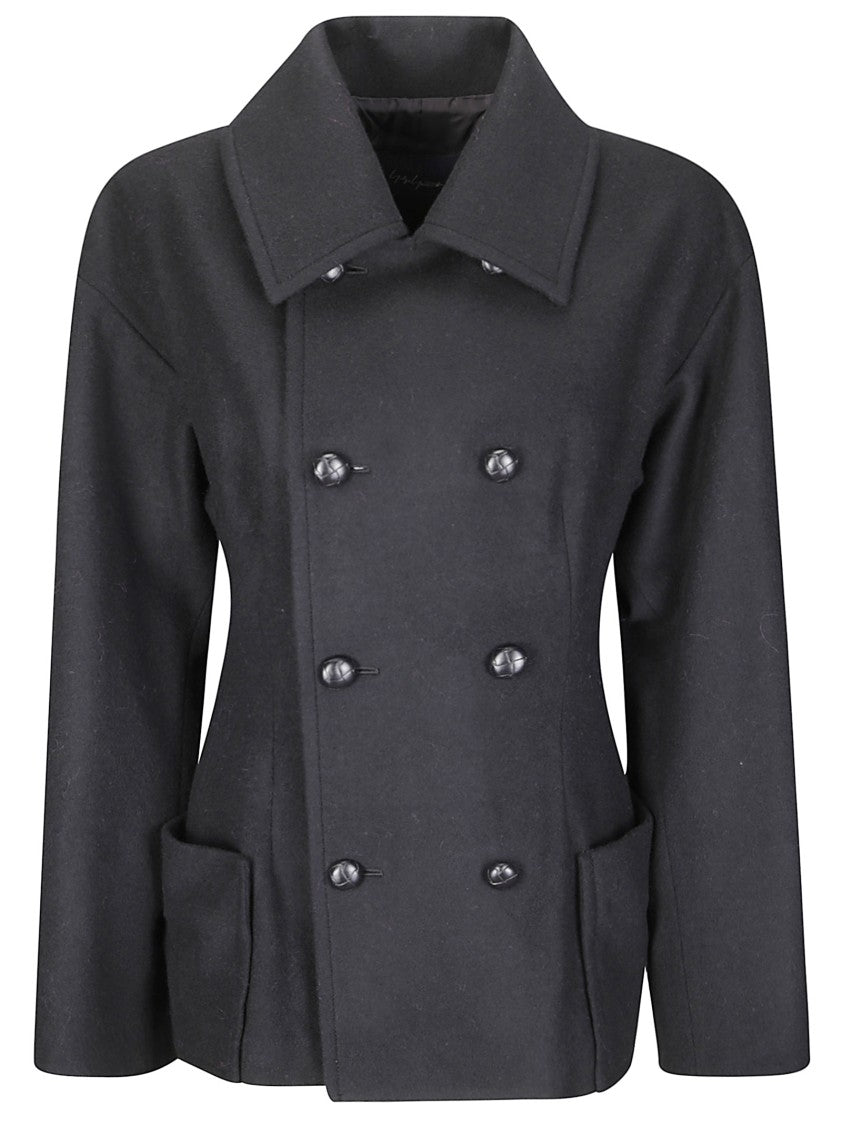 Yohji Yamamoto Darts Pea Coat
