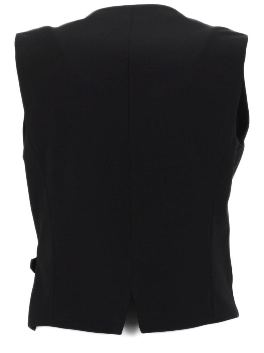 Pt Torino Angela Virgin Wool Wrap Gilet