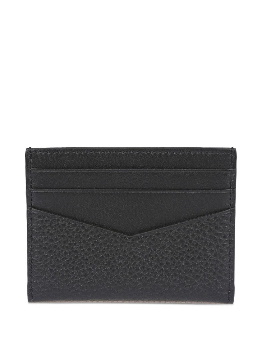 Givenchy Card Holder In Grained Leather