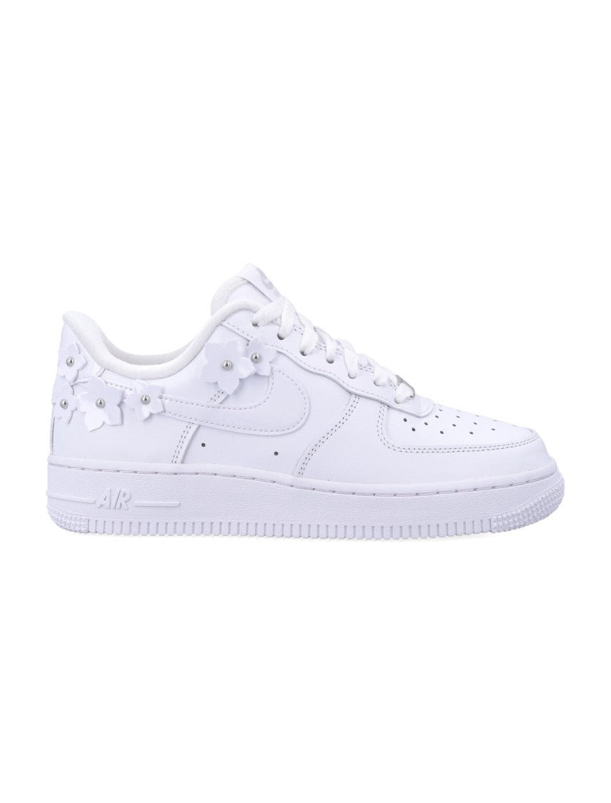 Nike Air Force 1 '07 Florette Floral-Appliqué Leather Sneakers