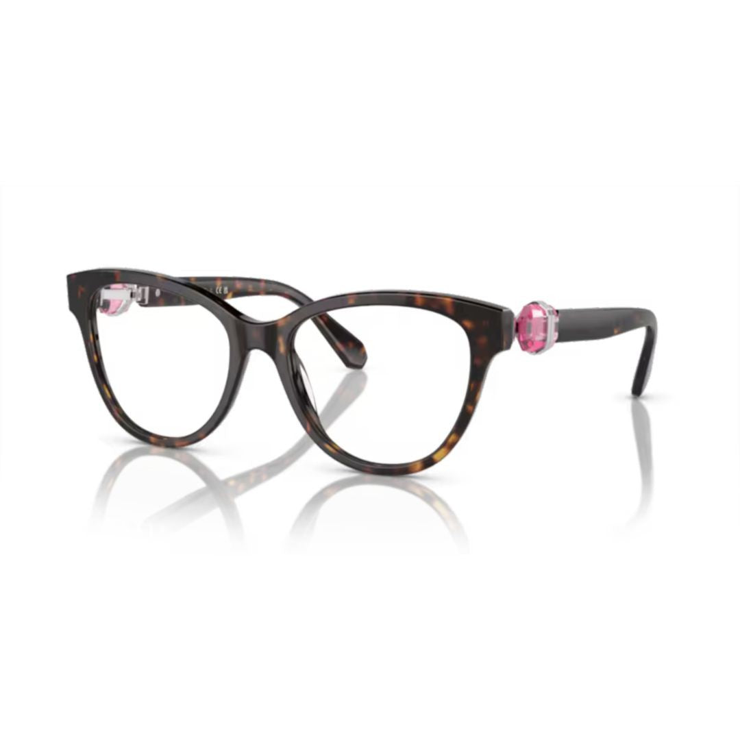Swarovski 0Sk2004 Cat-Eye Eyeglasses In Tortoiseshell Acetate