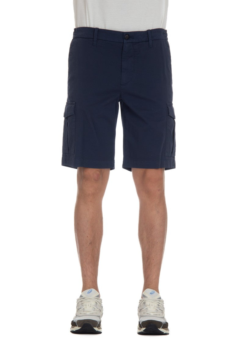 Eleventy Comfort Cotton Cargo Bermuda