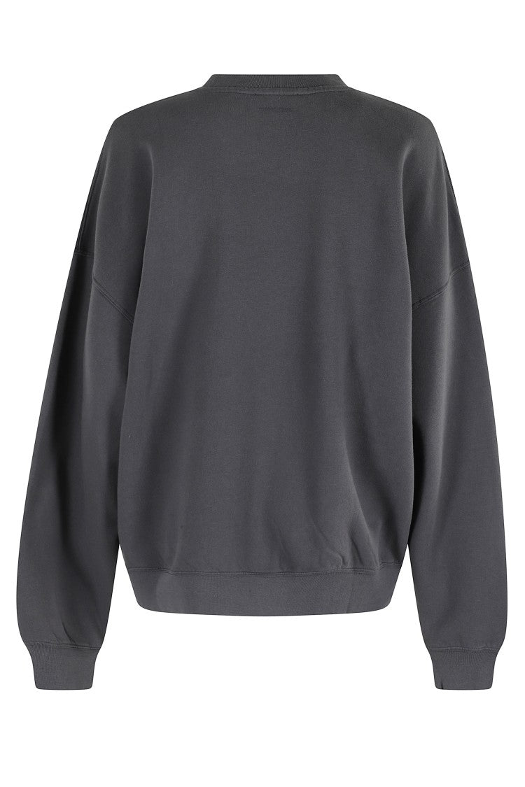 Anine Bing Washed Black Miles Sweatshirt