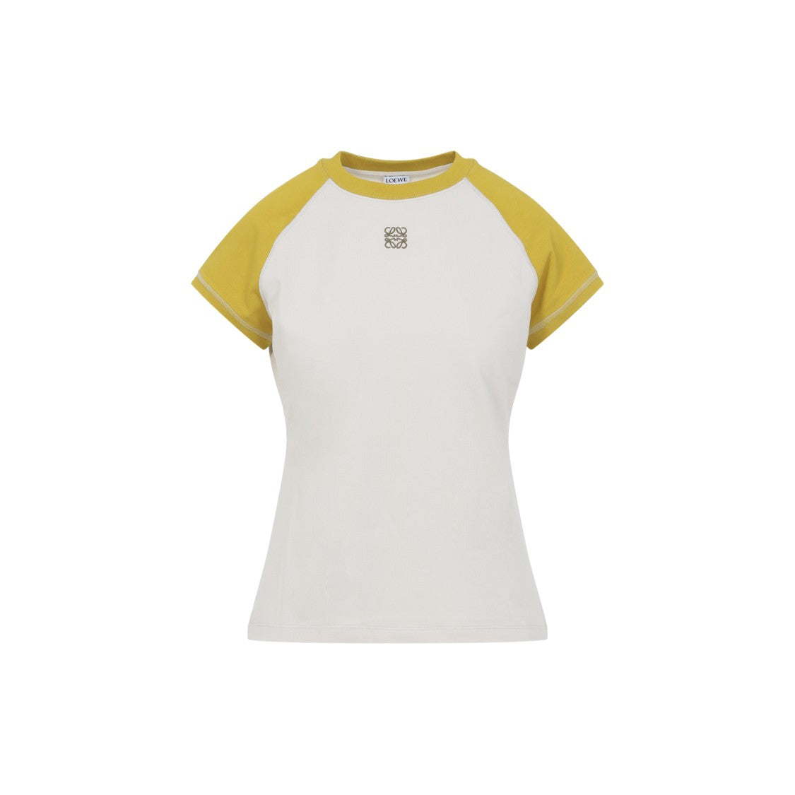 Loewe Small Fit Yellow Cotton T-Shirt